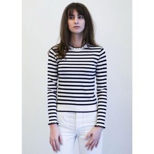 NWT $350 Ulla Johnson Leda Stripe Sweater Pullover